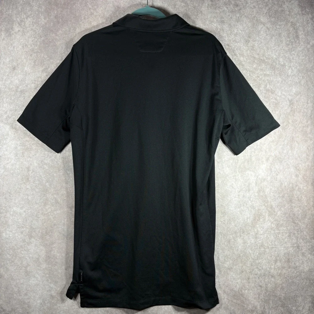 Nike Polo Shirt Mens Size LT Black Duke Blue Devils Dri-Fit Golf Sports College
